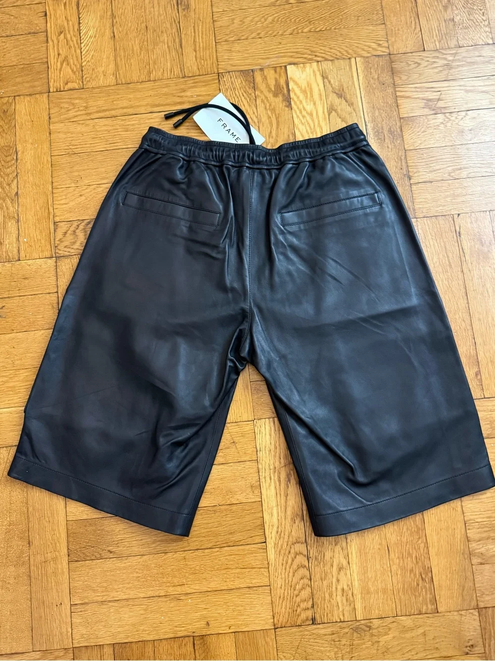 FRAME Men’s Cargo Leather Shorts
